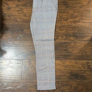 Men's Gray Plaid Pants